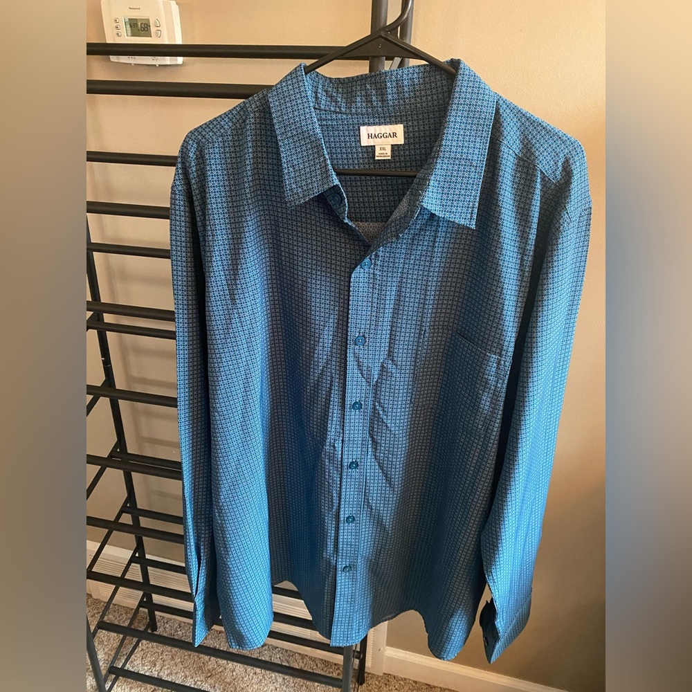 Haggar Silky Printed Shirt